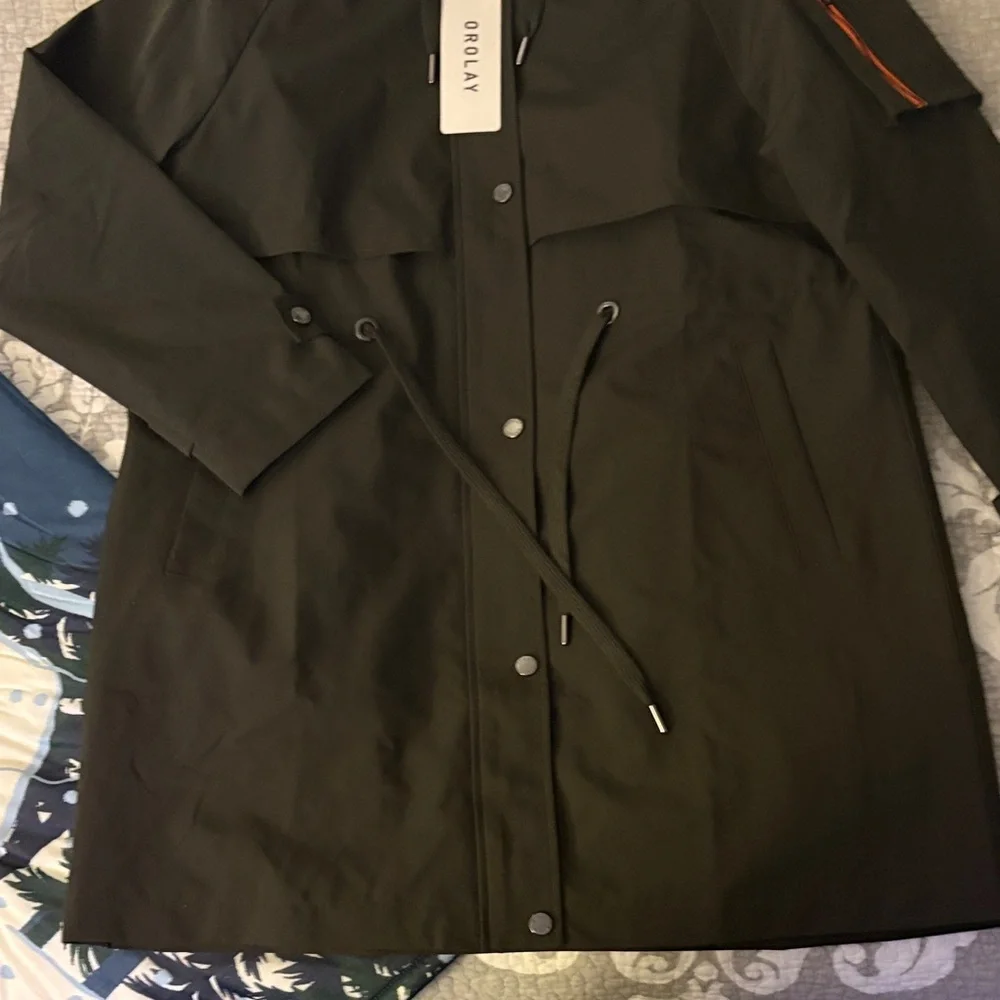 Orolay Light Long Hooded Jacket ~ NWT ~ Size Medium - Picture 2 of 5